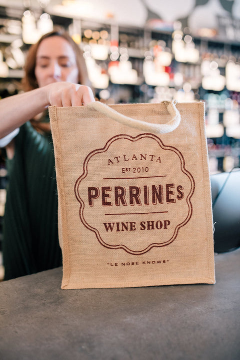 Perrine’s 6 Bottles Burlap Bag