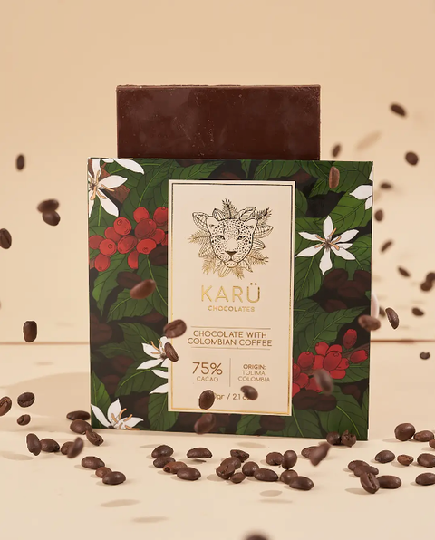 Karü Chocolates,  Chocolate with Colombian Coffee, Tolima, Colombia