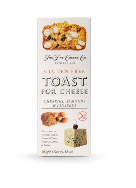 Fine Cheese Co. Toast for Cheese, GLUTEN-FREE | Cherries, Almonds, Linseeds (3.5oz)