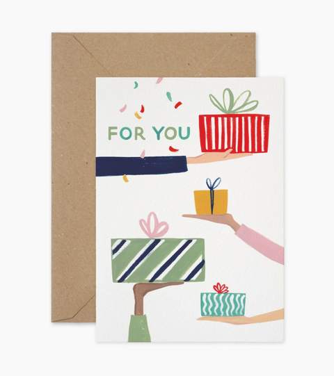 For You Presents Card