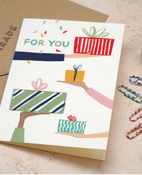 For You Presents Card