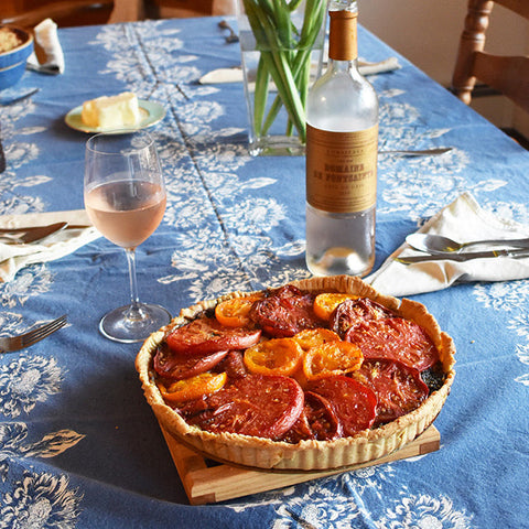 Rosé Pairing Suggestion: French Tomato & Mustard Tart