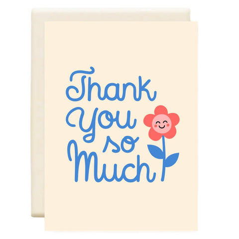 Thank You Happy Flower, Greeting Card