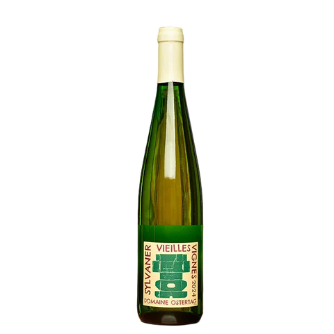 2024 Domaine Ostertag Les Vieilles Vignes de Sylvaner, Alsace, France — full bottle on a transparent background