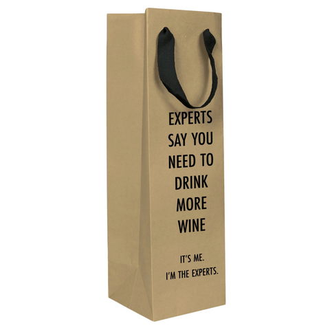 Drink More Wine - Wine Bag