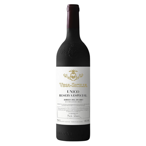 NV Vega Sicilia "Unico Reserva Especial", Ribera del Duero, Spain