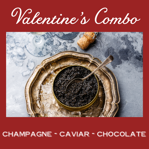 Valentine's Combo - Champagne - Caviar - Chocolate
