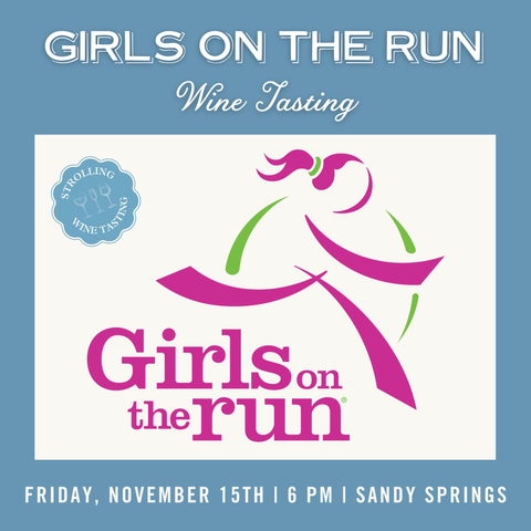 Girls on the Run Wine Tasting - November 15th - Sandy Springs