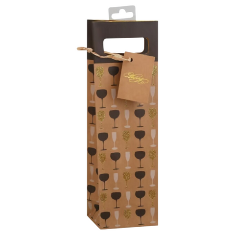 Raise Your Glass Wine Bag by Cakewalk