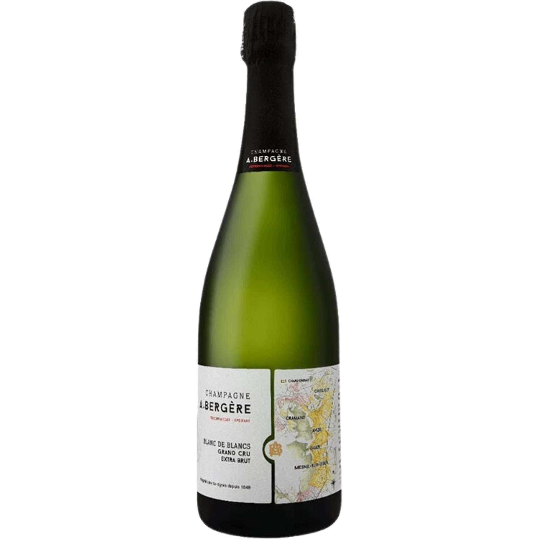 NV Champagne A. Bergère Grand Cru Blanc de Blancs, Extra Brut, Champag ...