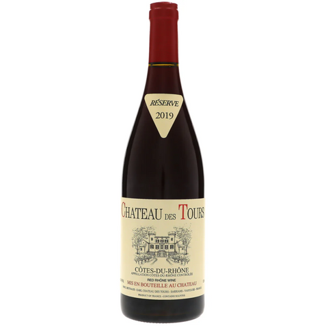 2019 Château des Tours Côtes du Rhône Rouge, Rhone Valley,  France