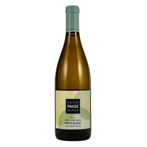 2021 David Paige "RPG Vineyard" Pinot Blanc, Willamette Valley, Oregon, USA