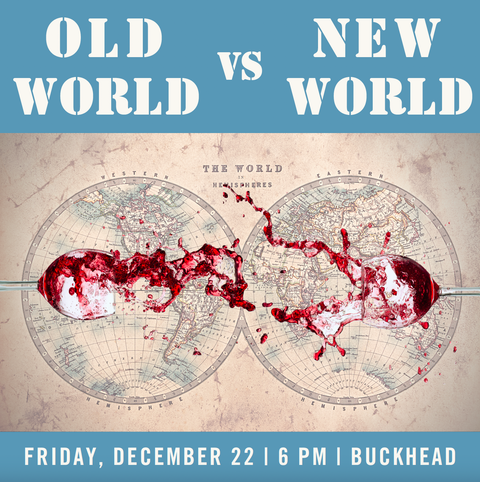 Old World vs New World Blind Tasting - December 22nd - Buckhead