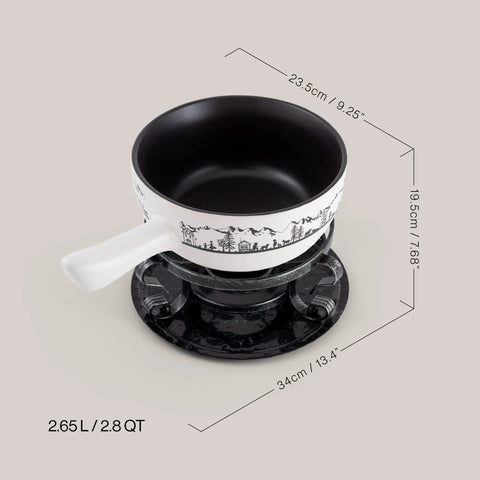 Heidi Ceramic Fondue set by Swissmar
