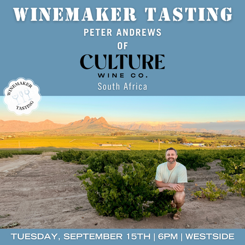 Winemaker Series: Culture Wine Co. - September 15th - Westside