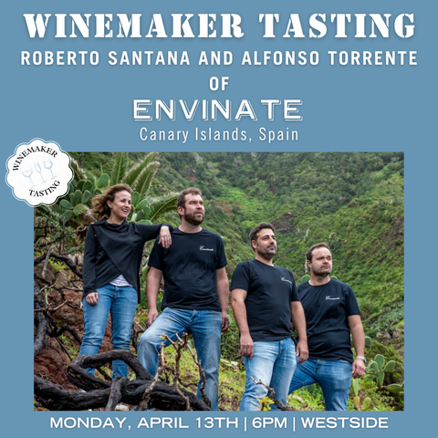 Winemaker Series: Envínate - April 13th - Westside
