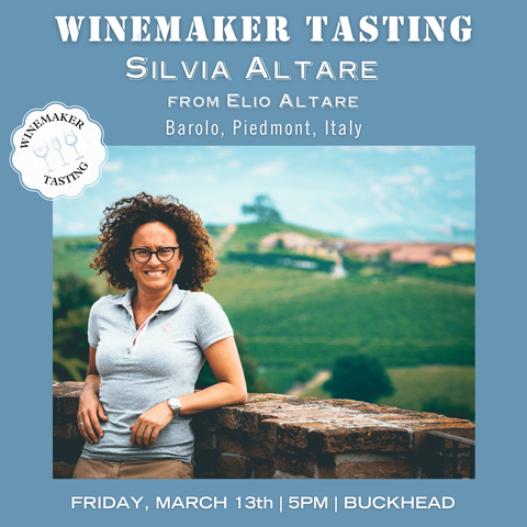 Winemaker Series: Elio Altare, Piedmont, Italy with Silvia Altare - March 13th - Buckhead