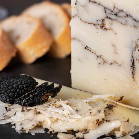 Vega Sotuelamos Cured Sheep Cheese with Truffles, 0.5lbs