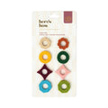 The Link Set of 8 Felt Drink Tags - Neutral