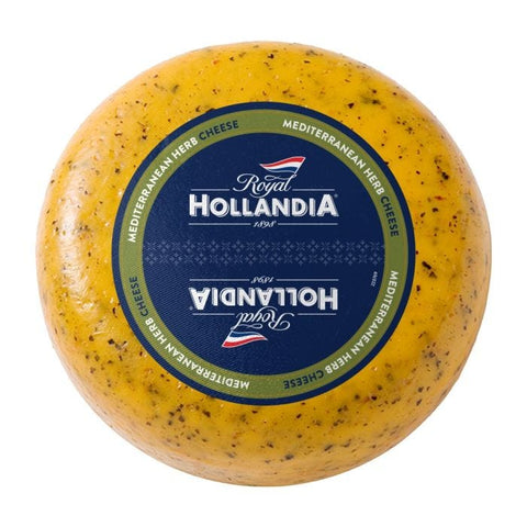Royal Hollandia Mediterranean Herb Gouda, cow's milk, Holland - 0.5lb/cut