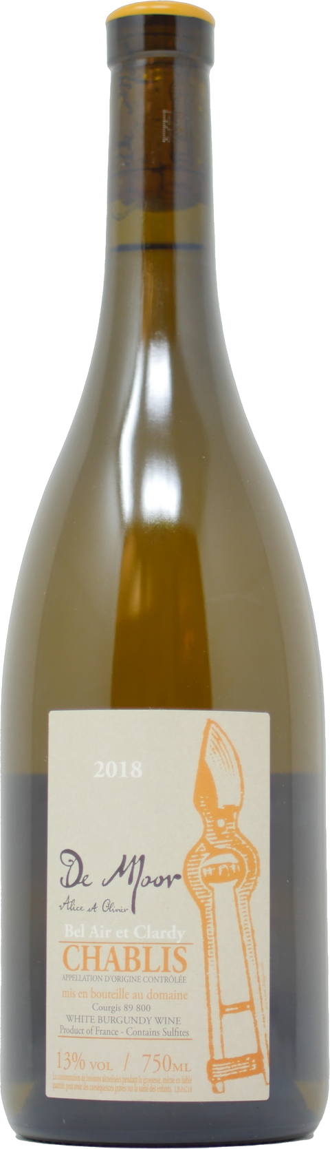 2022 Alice & Olivier De Moor Chablis "Bel Air et Clardy", Burgundy, France