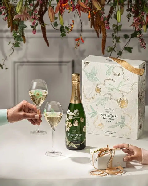 Gift Box with 2 Flutes &  2015 Perrier-Jouët "Belle Epoque", Champagne, France