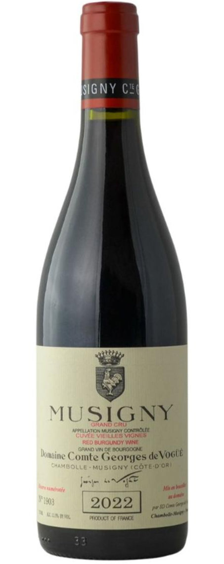 2022 Domaine Comte Georges De Vogüé Grand Cru Musigny 'Vieilles Vignes", Chambolle-Musigny, Burgundy, France
