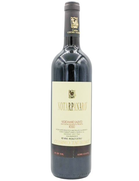 2016 Cosimo Taurino "Notarpanaro", Puglia, Italy