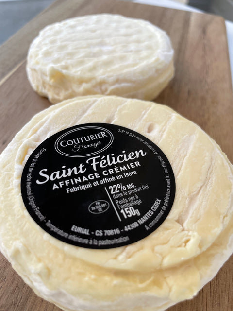 Couturier, "Saint Félicien",  cow's milk, Isère, France, 5.3oz
