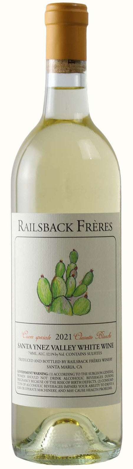 2022 Railsback Frères Clairette Blanche, Santa Ynez Valley, California, USA