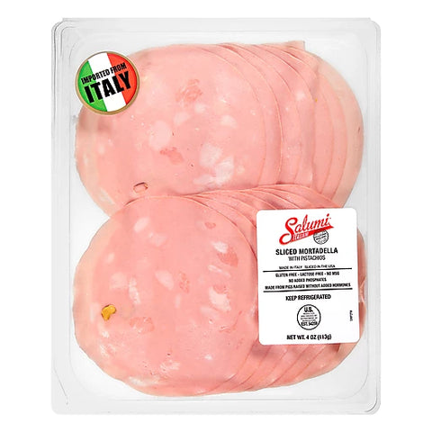 Salumi Italiani, Mortadella with Pistachios,  Italy - 4 oz