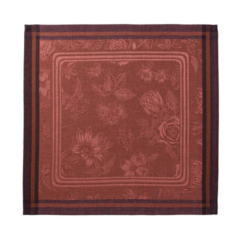 Le Jacquard Français, Romance Red Napkin, 20x20, 100% Linen