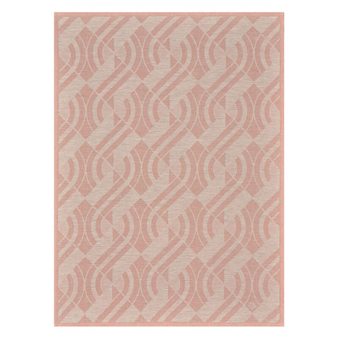 Le Jacquard Français, Neo Pink Crystal Towel, 24x31, 100% Linen