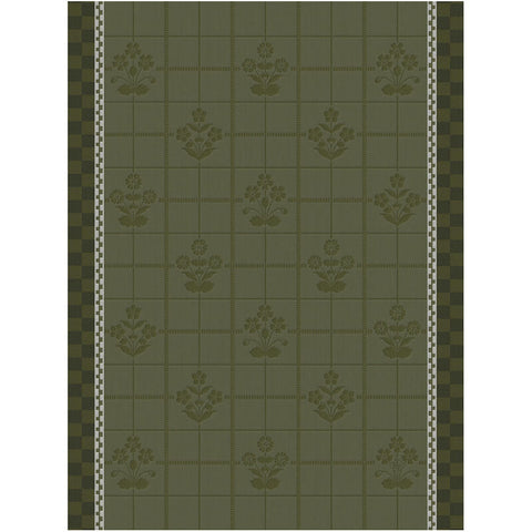 Le Jacquard Français, Lulu Luce Green Tea Towel, 24x31, 100% Cotton