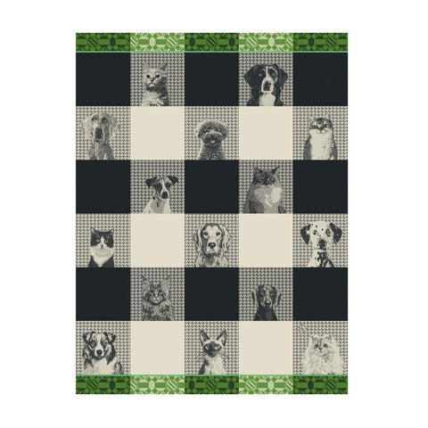 Le Jacquard Français, Truffes Black Tea Towel, 24x31, 100% Cotton