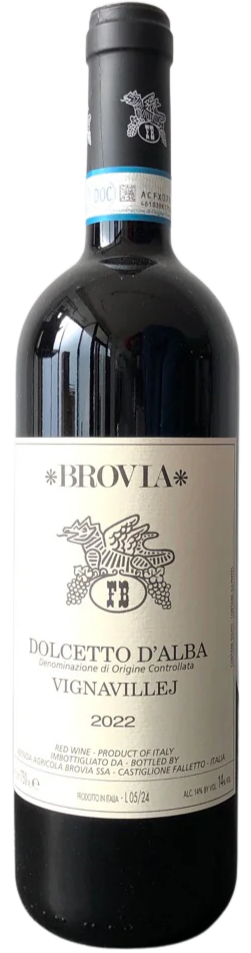 2023 Brovia Dolcetto d’Alba "Vignavillej", Piedmont, Italy