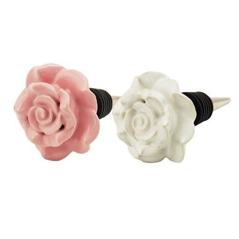 Country Cottage™ Ceramic Rose Stoppers by Twine