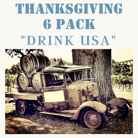 Thanksgiving 6 pack "DRINK USA"