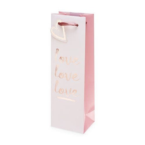 Love Love Love Single Bottle Wine Bag