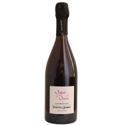 NV Vouette et Sorbée "Saignee De Sorbée" Rosé Extra-Brut, Côte des Bar , Champagne, France