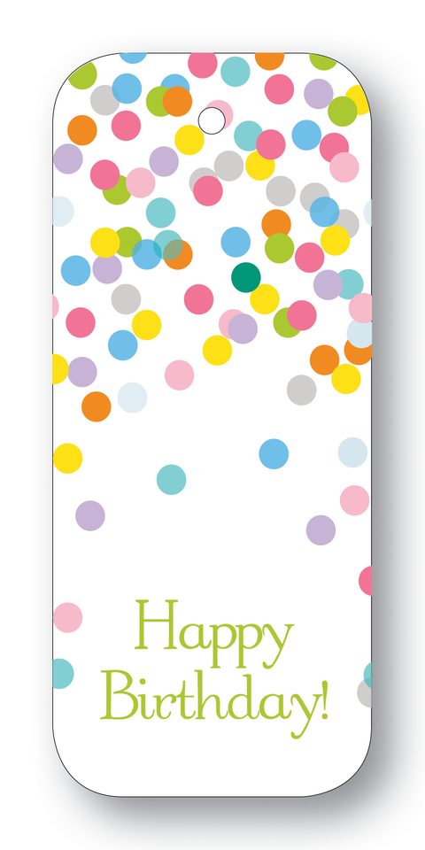Maison de Papier Wine Tags Happy Birthday Dots