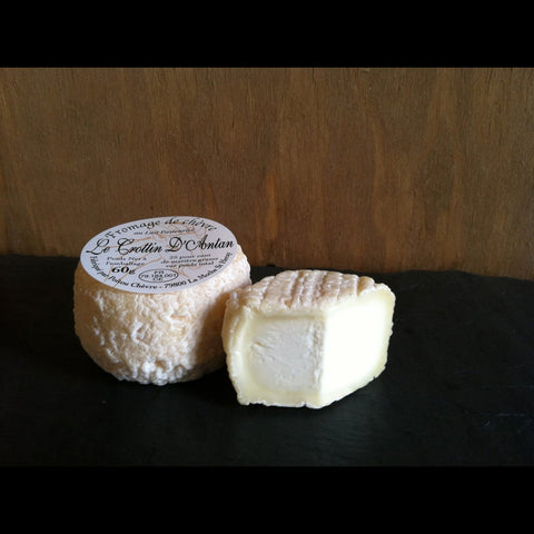 Le Crottin d'Antan, goat's milk, Poitou-Charentes, France, 2x60g