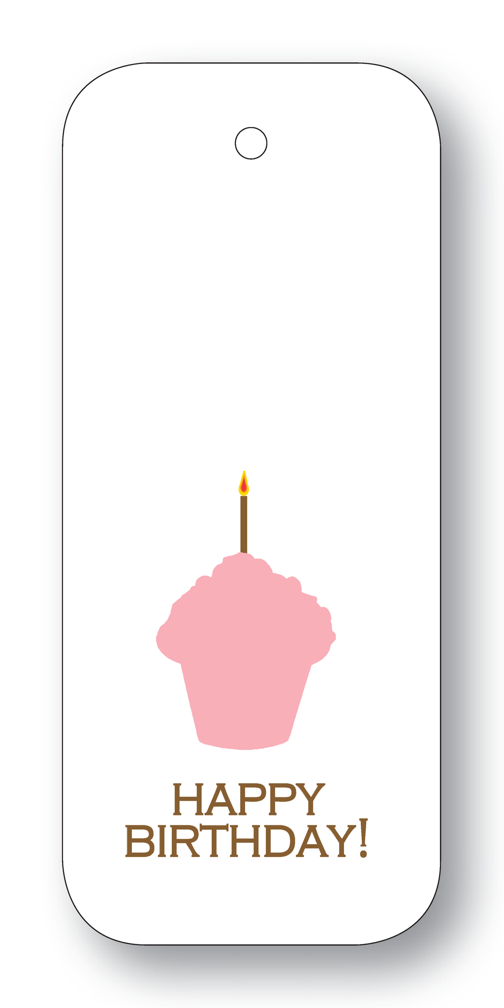 Happy Birthday Cake Tag(Medium) - The Monita Store
