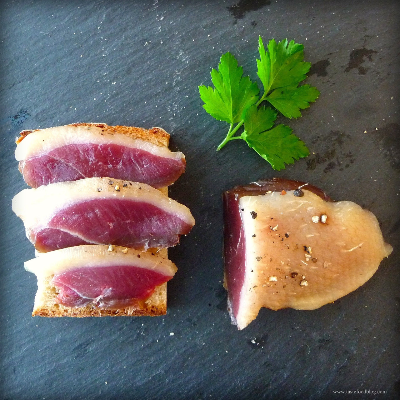 Spotted Trotter Duck Prosciutto Sliced PERRINE's WINE SHOP