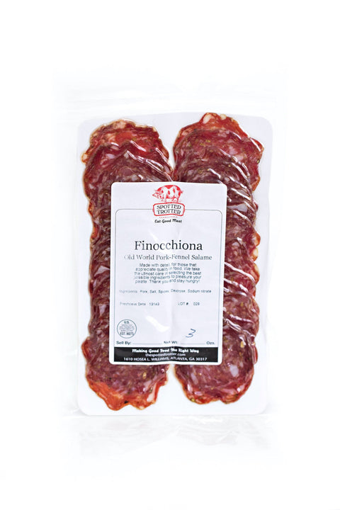 The Spotted Trotter, Finocchiona Salami, 3oz Sliced