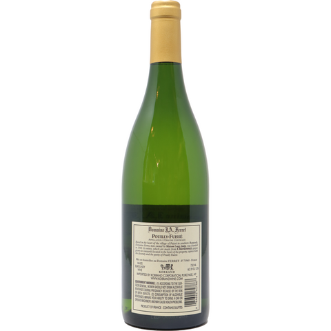 2019 Domaine Ferret, Pouilly-Fuissé, Burgundy, France