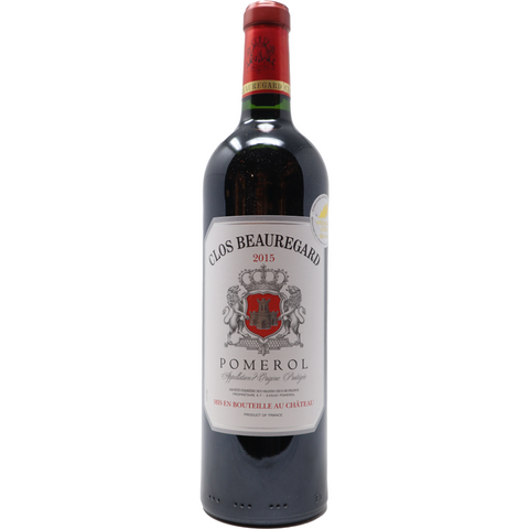 2015 Clos Beauregard Pomerol, Bordeaux, France