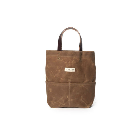 J. Stark Tremont Brush Brown Wine Tote