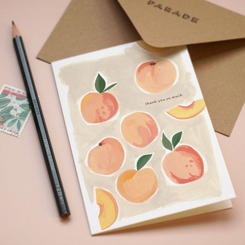 Thank You  So Much - Peaches Card
