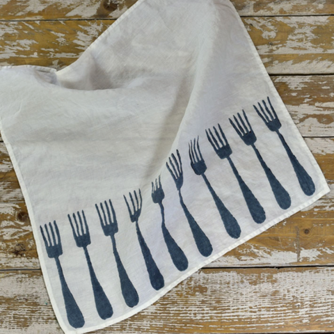 BERTOZZI - Fork Chambray Napkin 20x20